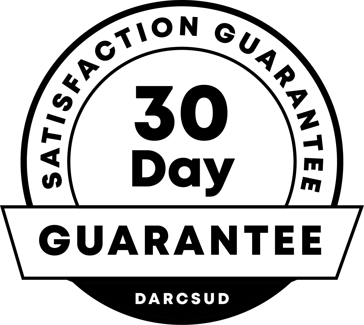 Car drying towel guarantee icon – satisfaction guaranteed or full refund. Try the Hydroloop today